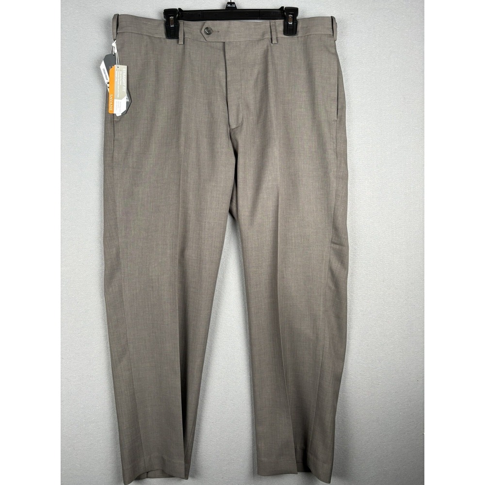 Savane Mens Pants 38x29 Desert Sand Travel Intelligence Straight 2523